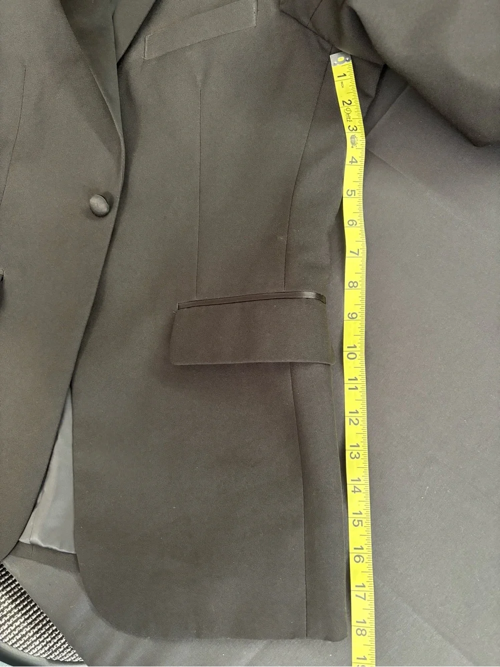 Neil Allyn Formal Collection Black Tuxedo Jacket 34R Slim Fit